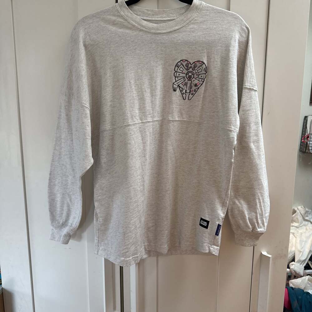 Disney Star Wars "I Know" Spirit Jersey for Adults Puffy Ink Gray